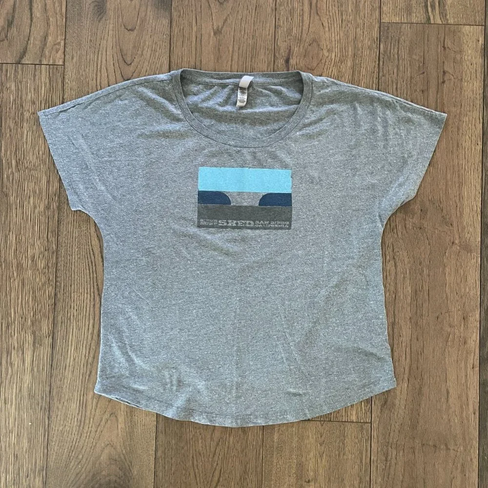 EUC! San Diego Bird's Surf Shed gray shirt - sz. L - Picture 3 of 5